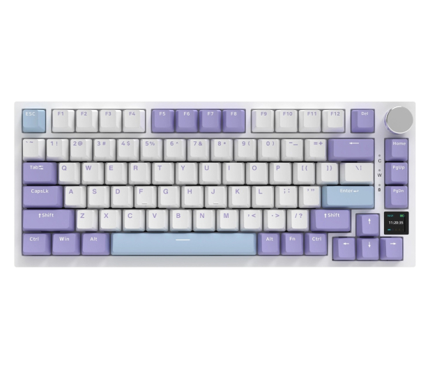Ajazz AK820 Pro Flying Fish Switch Purple White Blue RGB - 1536363 - zdjęcie